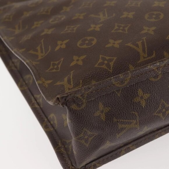 LOUIS VUITTON Monogram Sac Plat Hand Bag Vintage M51140 LV Auth bs29434 - Picture 4 of 16